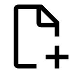 Document Add SVG Icon